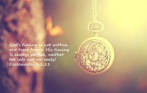 Gods timing