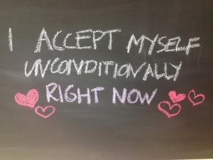 unconditional love of myself